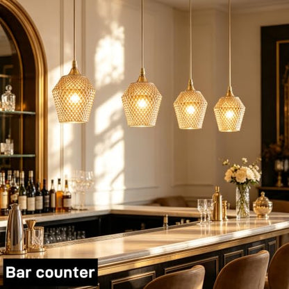 2Pcs Small Glass Lamp Shades