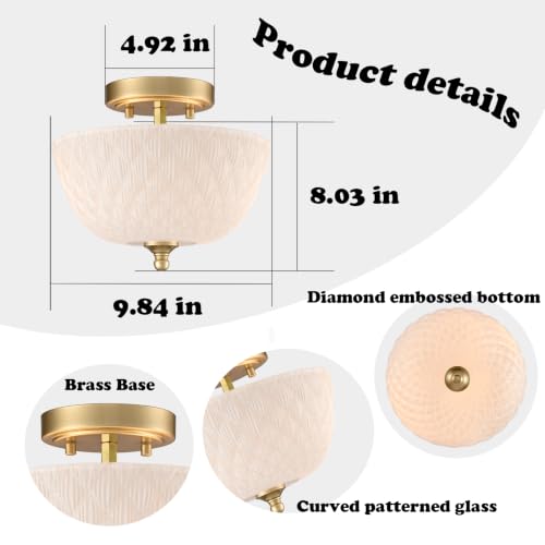 Semi Flush Mount Ceiling Light