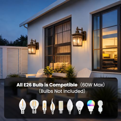 13'' Medium Outdoor Wall Light Fixture with Closed Bottom