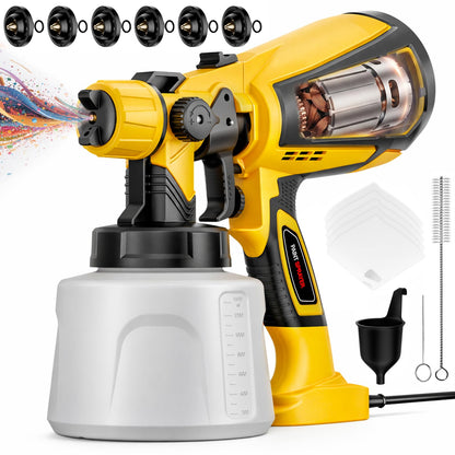 Paint Sprayer for House Painting (Yellow)