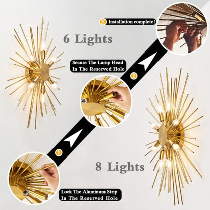 Dimmable Flush Mount Ceiling Light