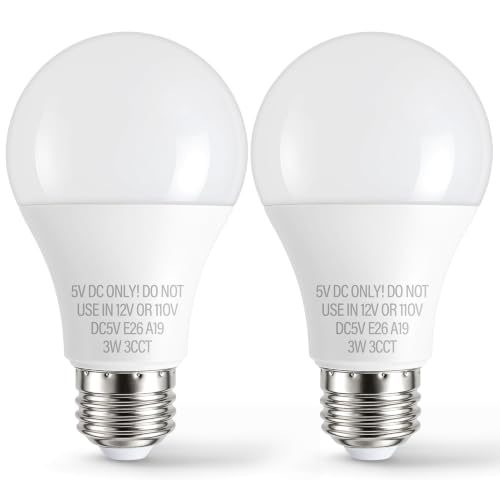 5V E26 LED Bulb