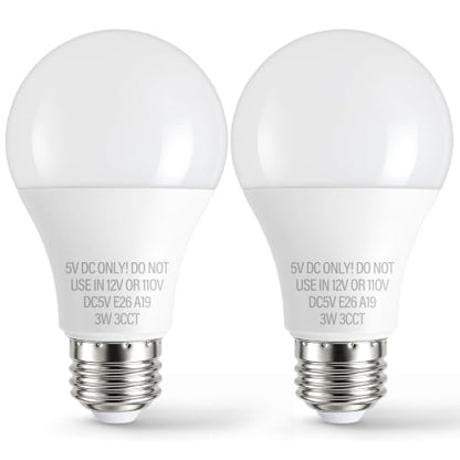 5V E26 LED Bulb