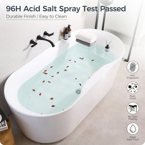Oil Rubbed Bronze Wall Mount Tub Faucet (Oil Rubbed Bronze - Antique)