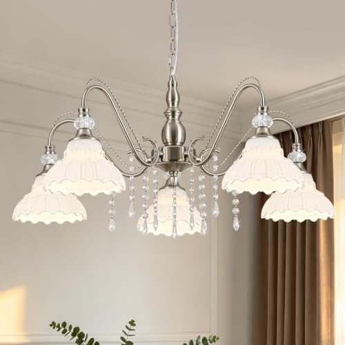 Chandelier with Flower Shade