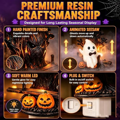 2026 New Animated Seesaw Ghost LED Night Light