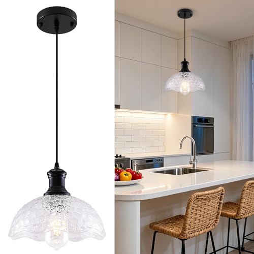 Vintage Glass Pendant Light