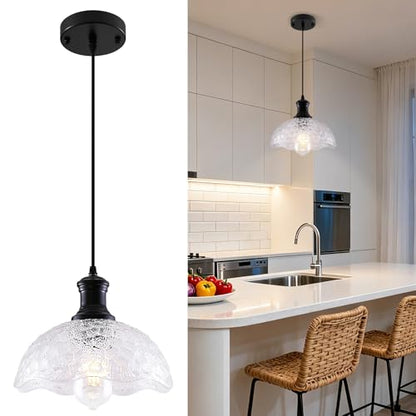 Vintage Glass Pendant Light