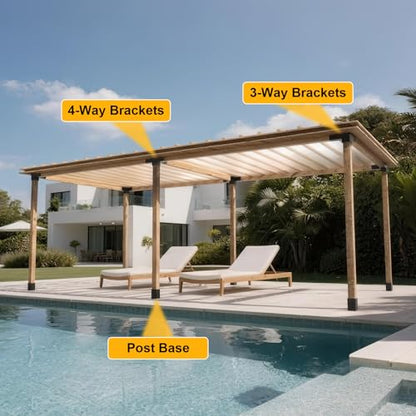 Pergola Bracket kit for 4"x 4"