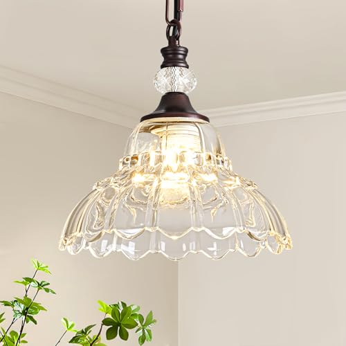 Chandelier with Flower Shade