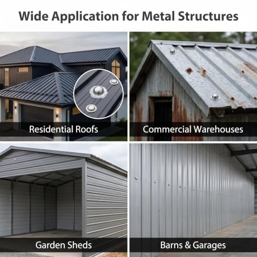 Stainless Steel Roof Screw Caps for Leak Repair
