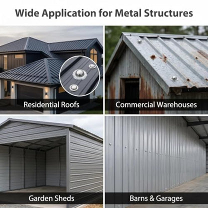 Stainless Steel Roof Screw Caps for Leak Repair