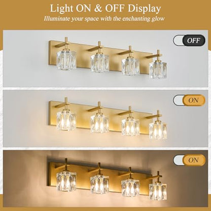 Crystal Vanity Light Bathroom Wall Light