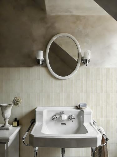 10 Sheet Peel and Stick Backsplash White Stick on Tile (Warm White)