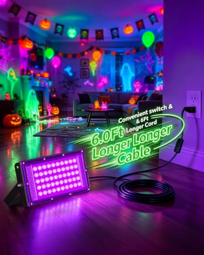 Black Light Glow in Dark Party