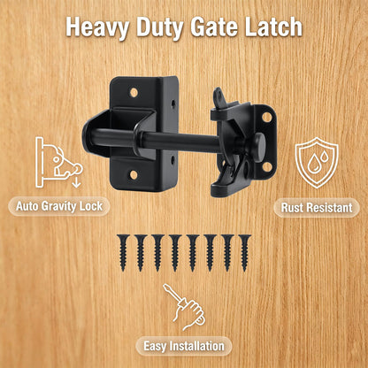 Self Locking Gate Latch (Latch+pull cord)