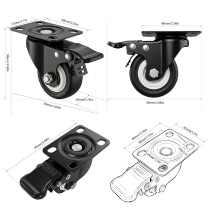 4 Inch Caster Wheels
