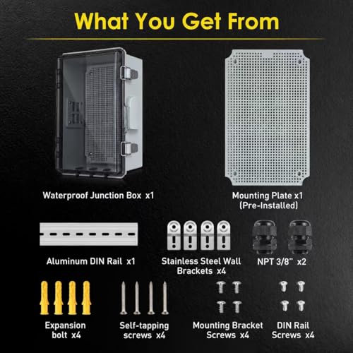 IP67 Waterproof Ventilated Electrical Box Enclosure Box