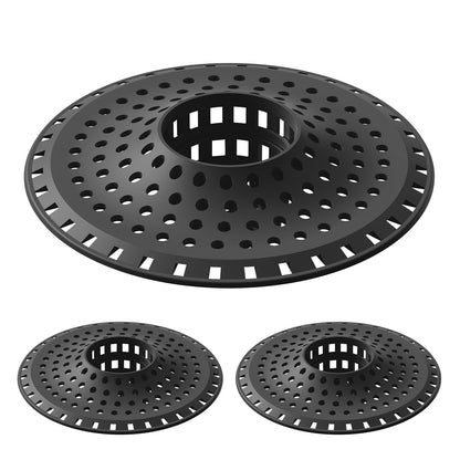 Bathtub Drain Hair Catcher (‌dark Black)
