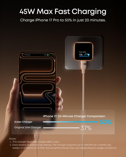 Nano Smart Display Charger (White2)