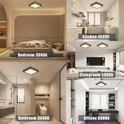 Square Modern Led Ceiling Light Fixture