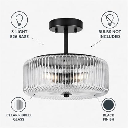 Milk Glass Ceiling Light