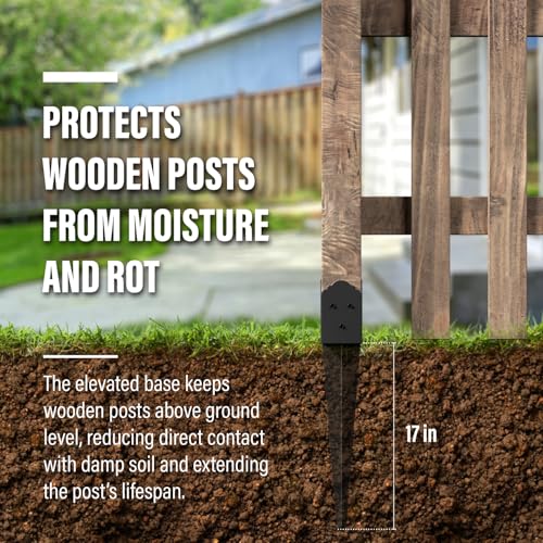 24"x4"x4" Fence Post Anchor