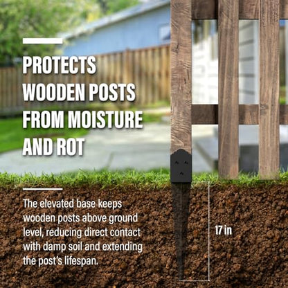 24"x4"x4" Fence Post Anchor