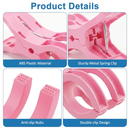 Balloon Arch Clips 3.5 Inch Spring Clamps for Backdrop