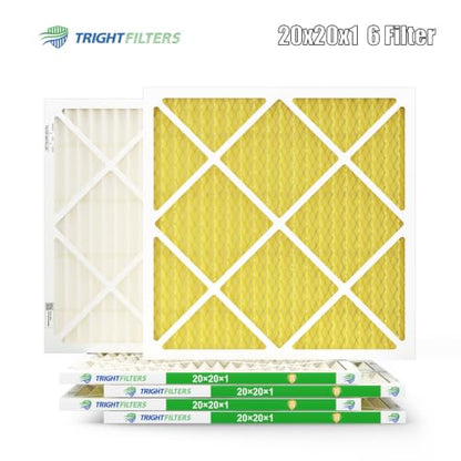 20x20x1 Air Filter 6 Pack (20x20x1-6pack)