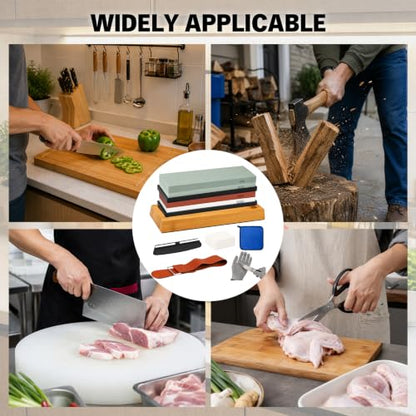 Knife Sharpening Stone Set