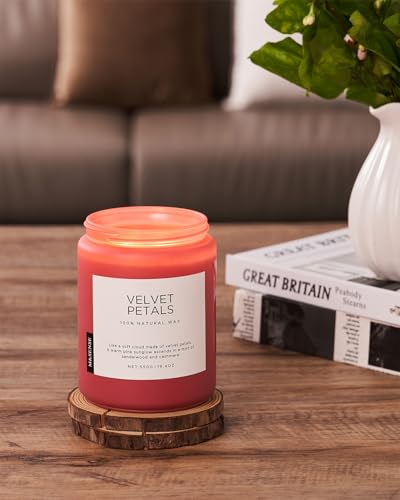 Sandalwood Blossom Fall Scented Candle (Large Jar / Velvet Petals)