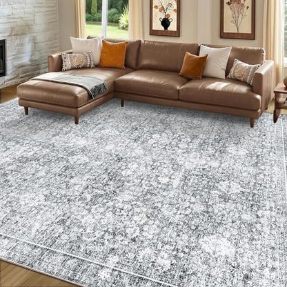 8x10 Area Rugs (Light Grey / 8' x 10' (Rectangular))
