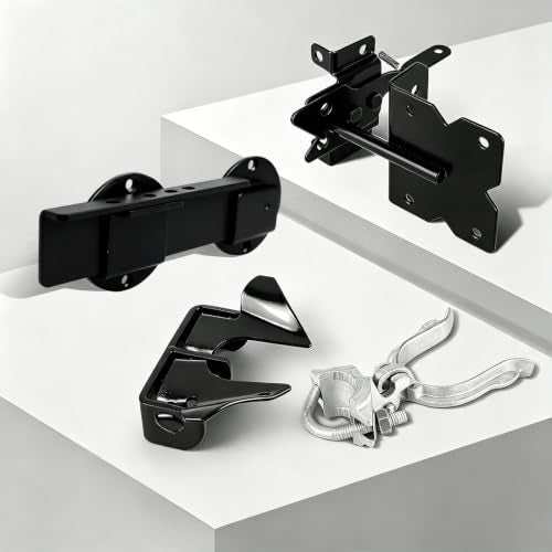 Flip Gate Latch Lock with Padlock Hole