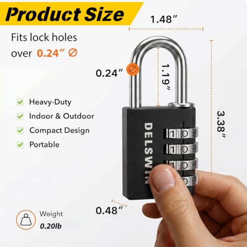 Aluminum Combination Padlock