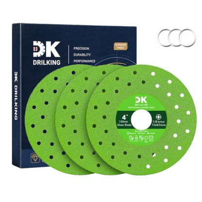 4-1/2 inch Tile Cutter Glass Cutting Disc for Angle Grinder Porcelain Rock Jade Glass Crystal Ceramic Marble Cutting Tools Grinding disc (3, 115mm)