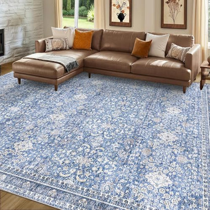 8x10 Area Rugs (Blue / 8' x 10' (Rectangular))