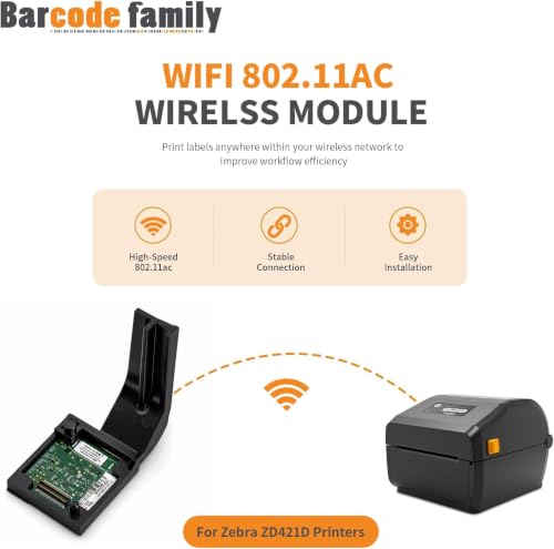 P1112640 017A802.11ac WiFi Wireless Module for Zebra ZD421D ZD421T 203DPI 300DPI
