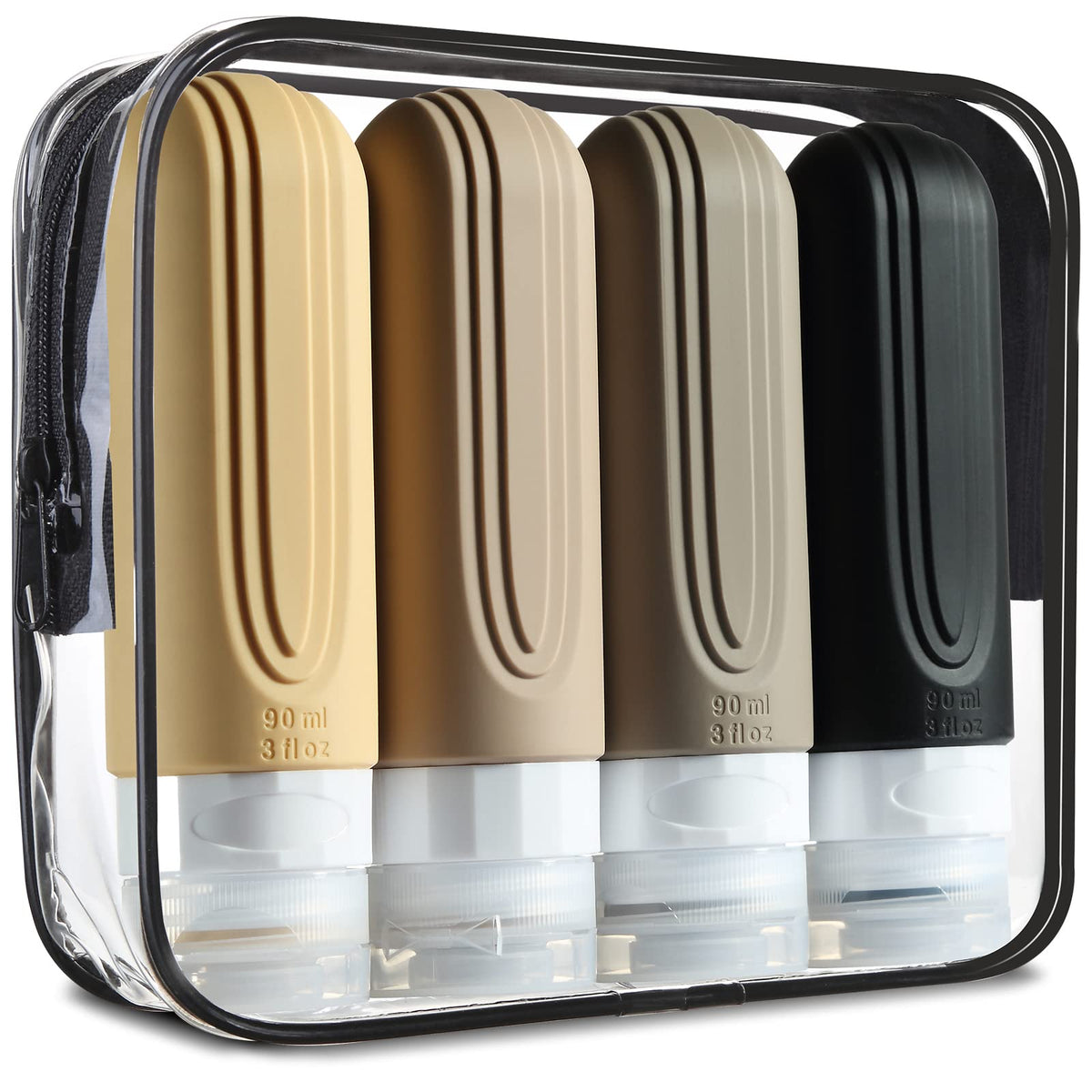 Travel Bottles for Toiletries (Apricot-3oz)