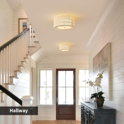 Boho Flush Mount Ceiling Light