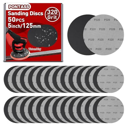 Sanding Discs 5 inch Hook and Loop Wet Dry Sandpaper
