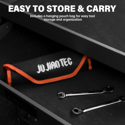 9 Piece Single Head Reversible Ratcheting Wrench Set