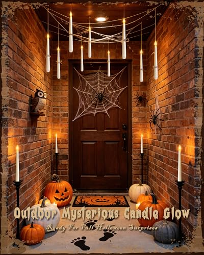 Floating Candles with Wand for Halloween