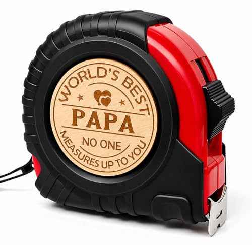 Gifts for Men Personalized Engraved Tape Measure Birthday Fathers Day from Daughter Son Woodworking Carpenter Tool Gifts for Men 7.5m