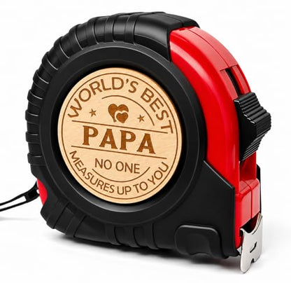 Gifts for Men Personalized Engraved Tape Measure Birthday Fathers Day from Daughter Son Woodworking Carpenter Tool Gifts for Men 7.5m