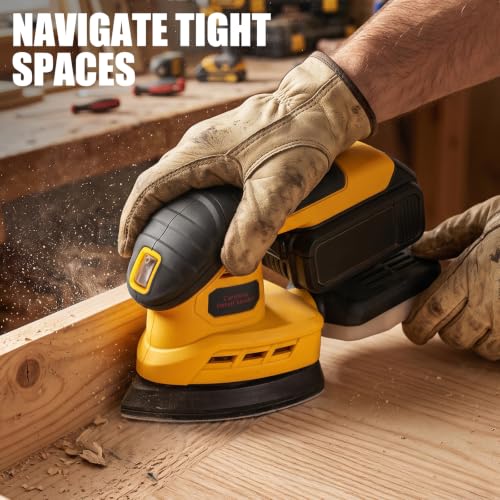 Cordless Detail Sander for DEWALT 20V Battery