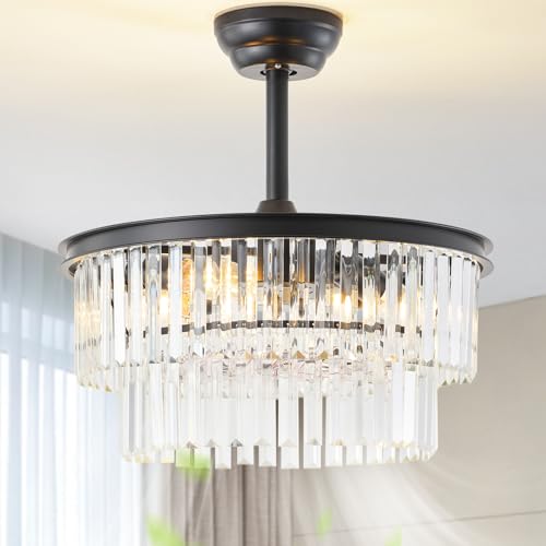 Crystal Fandelier Ceiling Fans with Lights