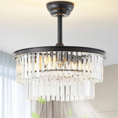Crystal Fandelier Ceiling Fans with Lights