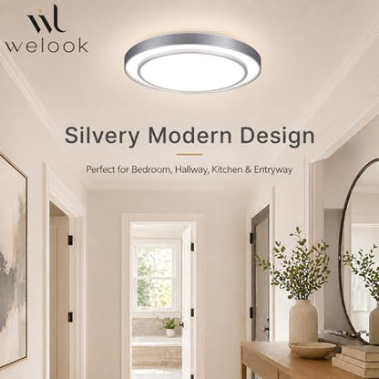 20Inch LED Flush Mount Ceiling Light (Silver / 20Inch)