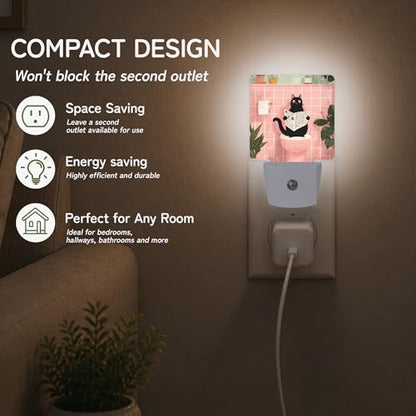 Night Light Night Lights Plug into Wall with Dusk to Dawn Sensor for Bedroom Bathroom Hallway Kitchen